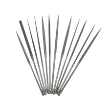 Neu 12 verschiedene Nadelfeilen Dick Vallorbe 200mm Goldschmied Feinmechanik