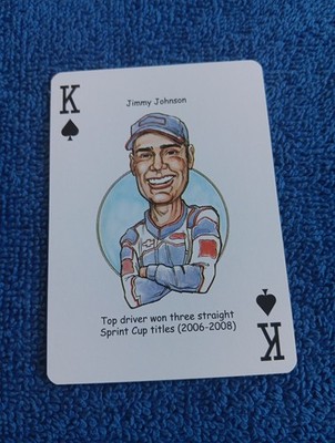 Jimmy Johnson Card American Racing Hero Decks Playing Cards Nascar Card