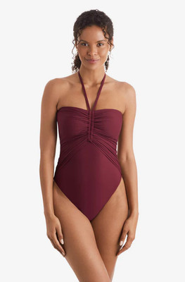 Mimi flamingo Women Luma Cutout Henna One  Piece Swimsuit Size   14   18146