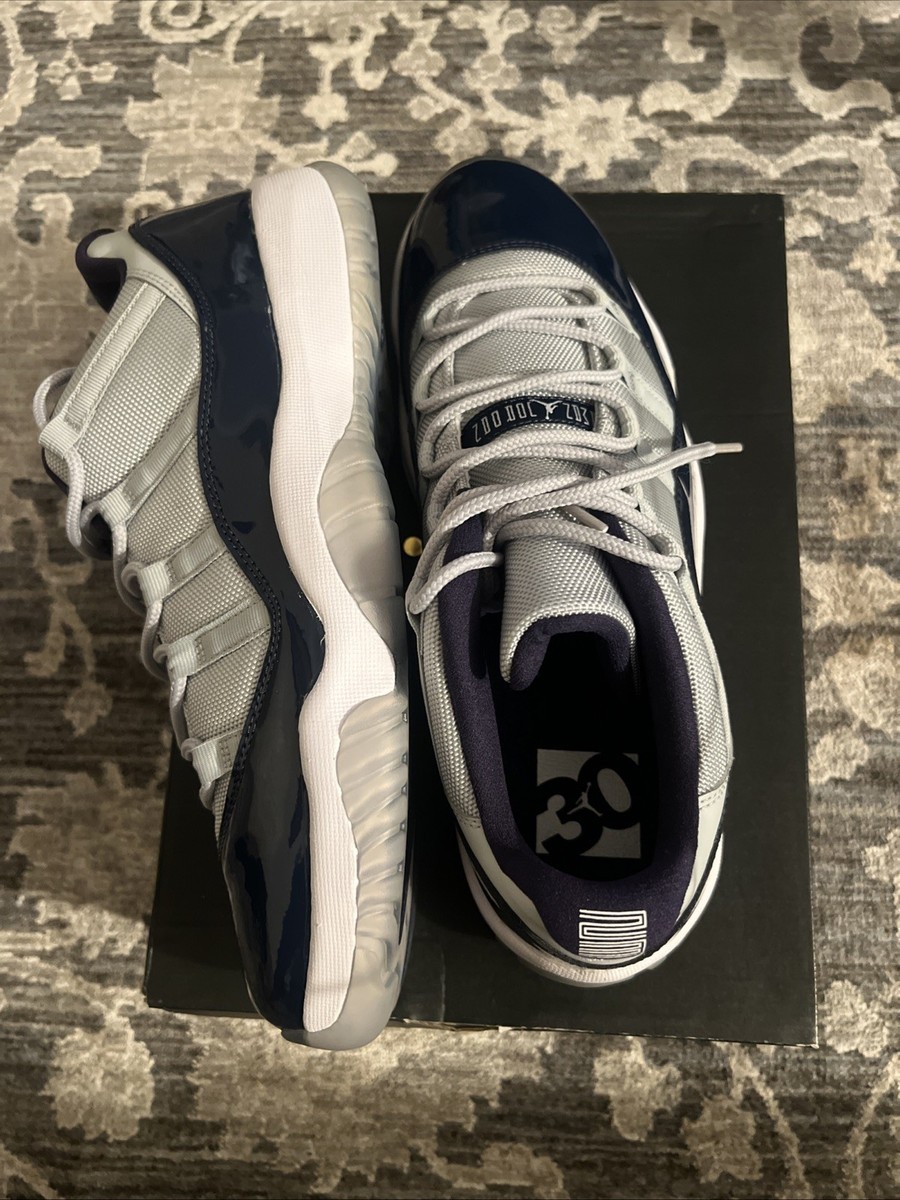 Size 11 Air Jordan 11 Retro Low Georgetown Patent Leather