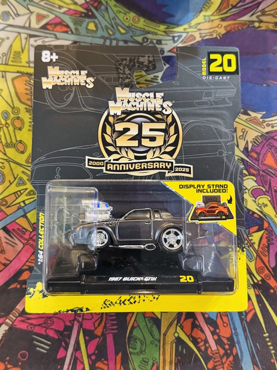 Muscle Machines 25th Anniversary 2025 1987 Buick GNX Black Model