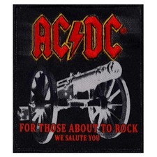 AC/DC Patch · Those About To Rock Salute · Band Aufnäher · Offizieller Merch