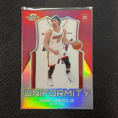 Jaime Jaquez Jr 2023-24 Panini Contenders Optic Uniformity Silver Prizm RC HK