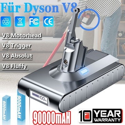 Battery For Dyson V8 Replacement SV10 V8 Absolute V8 Animal Motorhead / Filters