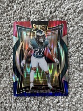 2024 Panini Select #55 Quinyon Mitchell Red &amp; Blue Prizm Shock