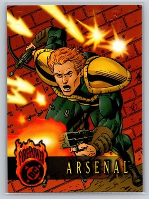 1996 Fleer Skybox DC Firepower #29 Arsenal Green Arrow DC Comics Card