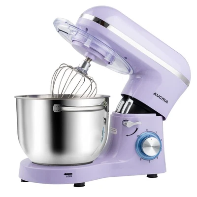 Aucma Stand Mixer 6.5QT 660W 6Speed Tilt-Head Food Mixer With accessories