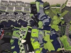 Lot1 Mens NFL SEATTLE SEAHAWKS 100 Pairs Socks Lot MED/LG New YES 100 PAIR