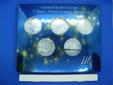 Takarazuka Revue 110th Anniversary Medal Case Top Stars Collectible Used
