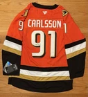 Leo Carlsson Signed Anaheim Ducks Jersey PSA/DNA NHL Auto Hockey Sweden