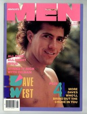 Advocate Men 1988 Dave West, Dave Stewart, Dave Trenton 82pg Gay Magazine M38534