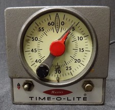 Master Time-O-Lite M-72 Enlarger  Safelight Industrial Timer, Tested, Working