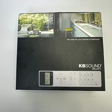 NEW KB Sound Select FM RADIO White Ceiling Speakers w Remote Kitchen or Bathroom