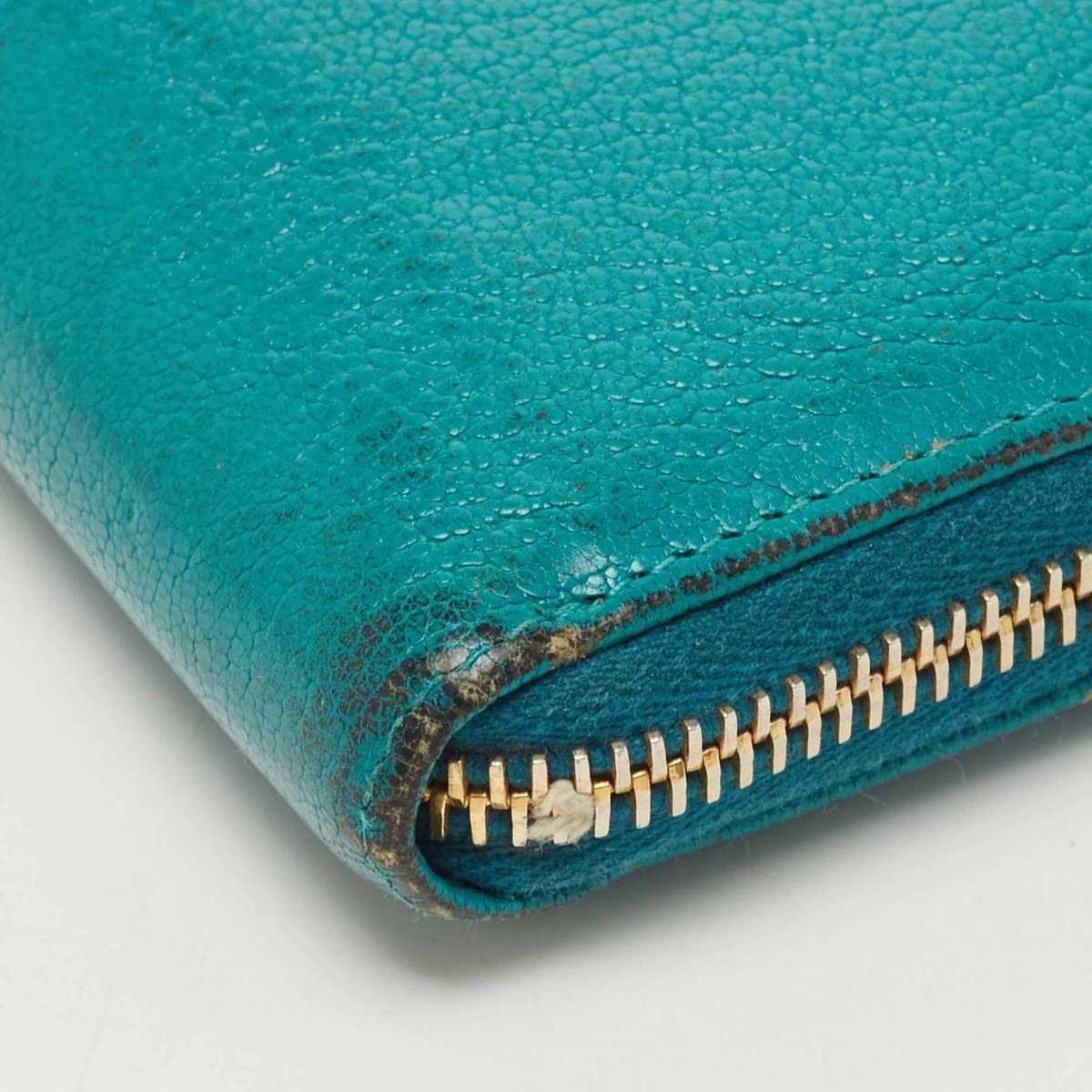 小物 2000s MIUMIU leather zip wallet Miu Miu Green Leather Zip Around Wallet | eBay