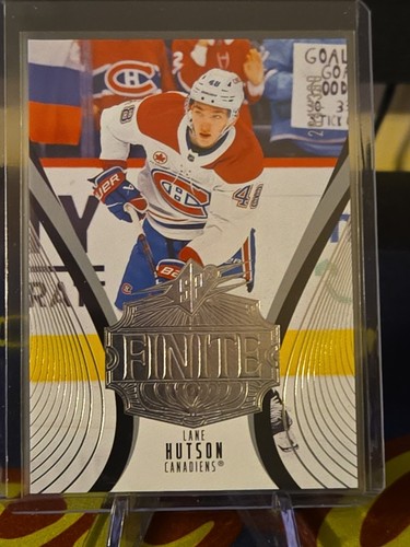 Lane Hutson 2025-26 Upper Deck SPx - #5 Finite Silver /399 Montreal Canadiens