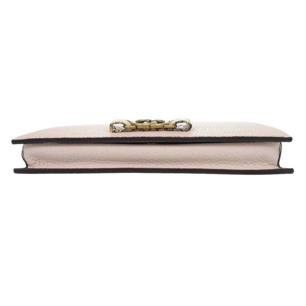 Gucci 746056 Ivory Leather Python Chain Shoulder … - image 6