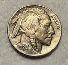 1930-P Buffalo Nickel Coin Au/Bu Condition