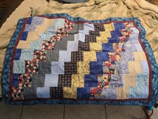 Handmade LAP quilt. 53 Inch By 42 In.
