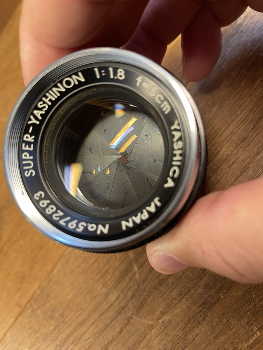 Rare : Mint* Yashica Super Yashinon 5cm 50mm F/1.8 L39 LTM