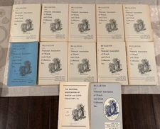 NAWCC Bulletin Lot of 12 |  Watch and Clock Collector’s | 1970-1978 | 