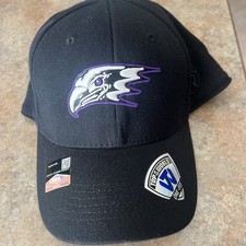 Niagara University Purple Eagles College Black Baseball Cap Hat NWT
