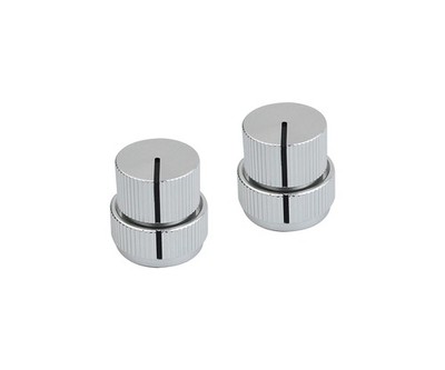 Guitar Aluminum Alloy Dual Concentric Control Knobs - Dome Volume Tone Stacke...