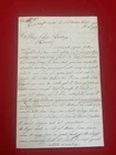 1863 Large Force of Rebs Nearby Camped on Side of Hill Civil War Letter