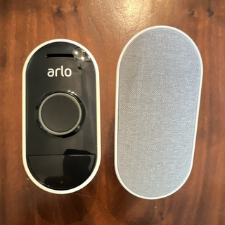 Arlo Audio Doorbell w/ Chime Receiver AC1001 Black/White