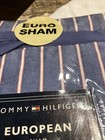 1 EURO SHAMS  Americana Red white blue stripes  ANNAPOLIS ~ NIP Tommy Hilfiger — photo 2