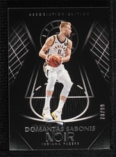 2019-20 Panini Noir Association Edition 70/99 Domantas Sabonis #21 0ed0