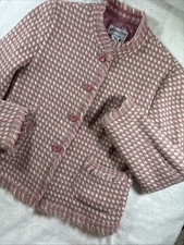 Vintage Women s Pendleton Pink And Grey Wool Blazer Size Medium