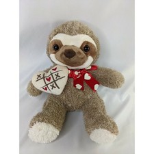 Dan Dee Sloth Tan Plush 12 Inch Stuffed Animal Toy