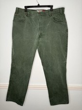 Vintage Levis 545 Loose Fit Jeans 42x30 Gold Tab USA Green Rare 90s Zip Fly Y2K