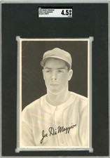 1939 Goudey Premiums Joe Dimaggio #R303-B Black & White SGC 4.5 P1455