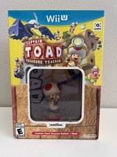 Captain Toad Treasure Tracker Amiibo Bundle Nintendo Wii U Sealed!
