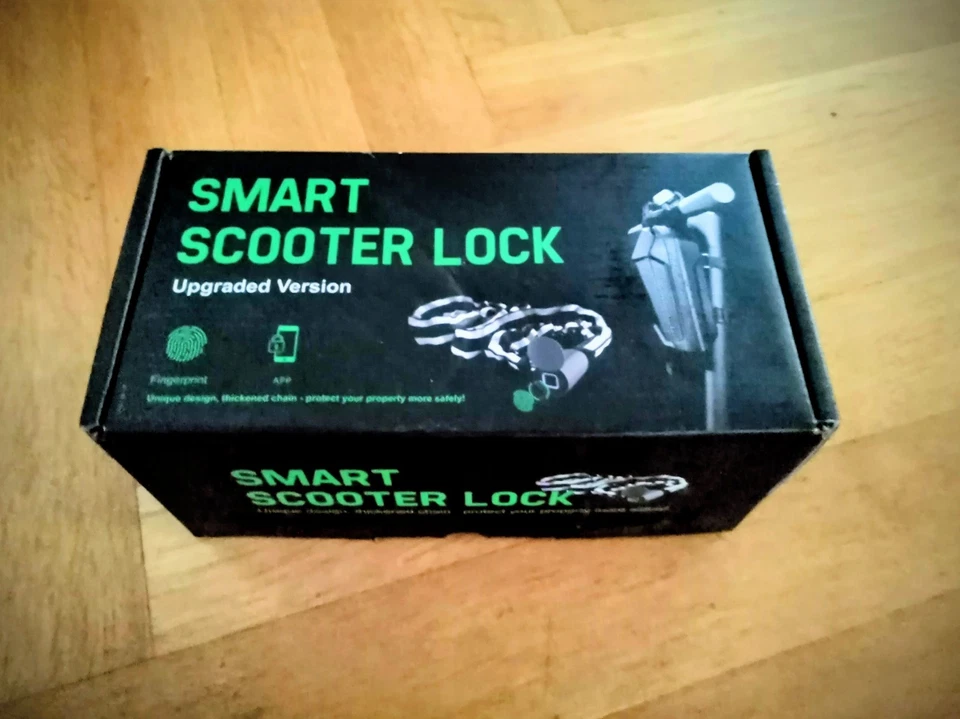 E-Scooter Schloss mit Fingerabdruck, NEU! 