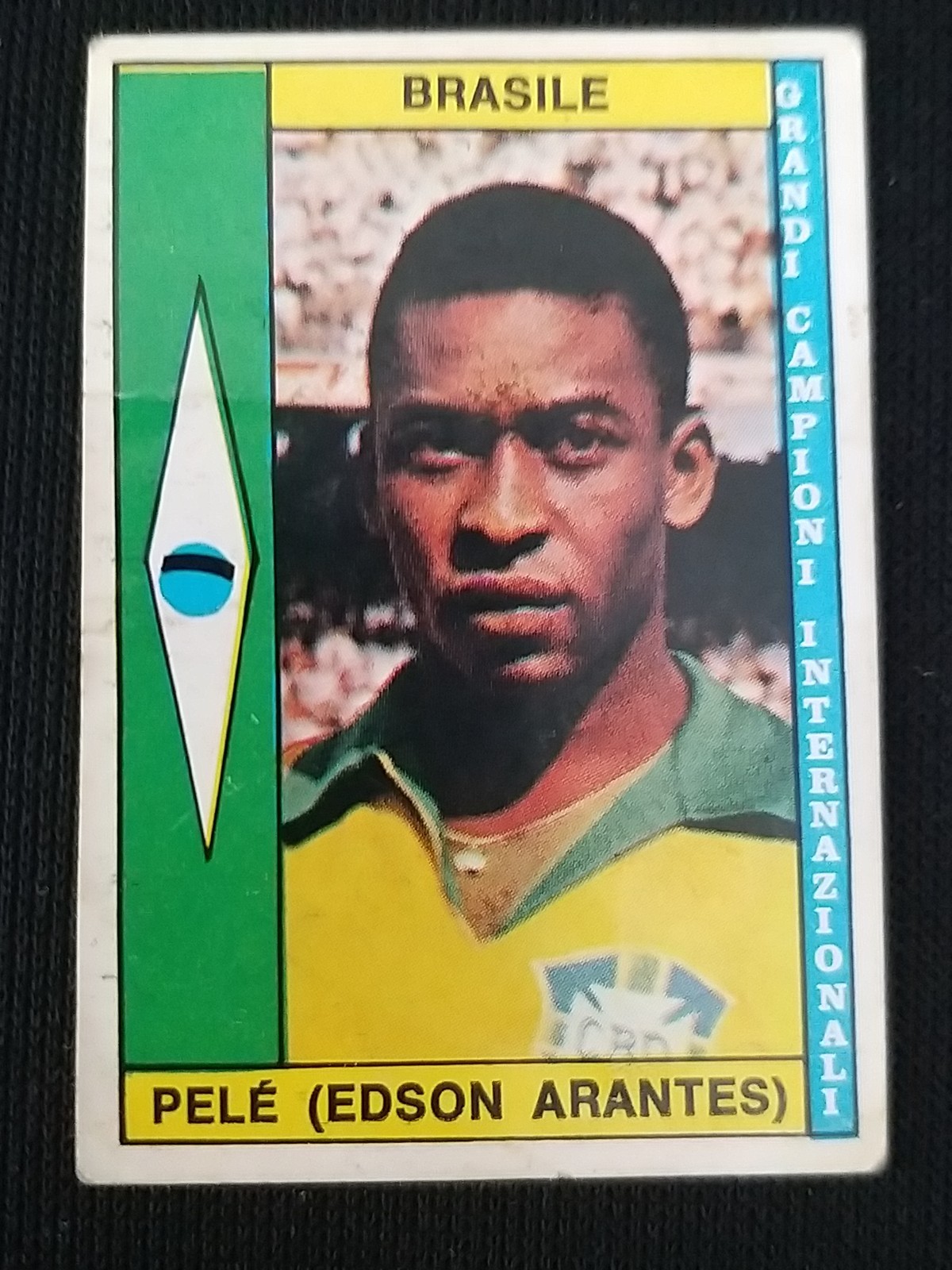 ***CALCIATORI EDIS 1970/71*** PELE' (BRASILE) NUOVA CON VELINA !!!