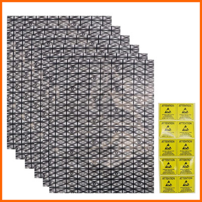 Antistatische Beutel 30x40 cm Transparent 20 Stück mit ESD-Aufkleber LDPE Schutz