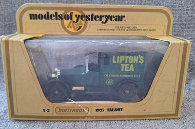 Matchbox Yesteryear Y-5 1927 Talbot Van - Lipton s Tea / 1978 / Opening Doors / Box