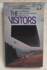 THE VISITORS by Clifford D. Simak 1982 Del Rey Books PB Science Fiction