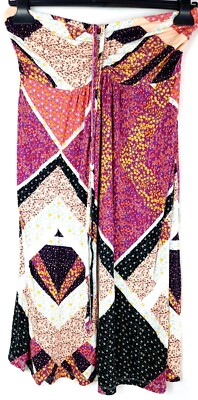 Esmara Kleid Damen Kleid Dress Neckholder Sommer Kurz Stretch Gr. M Bunt