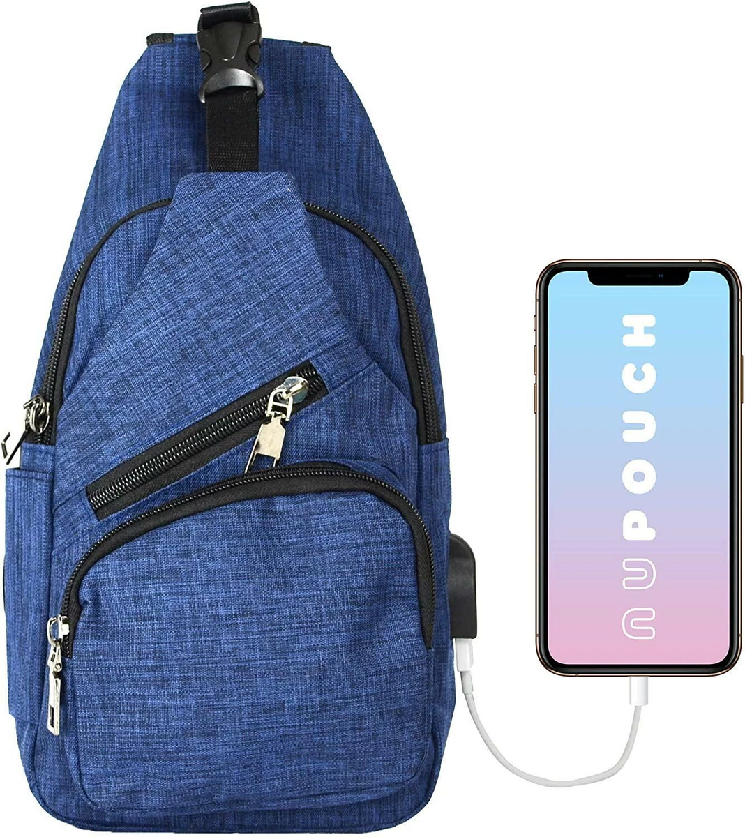 NuPouch Daypack Anti Theft Backpack eBay