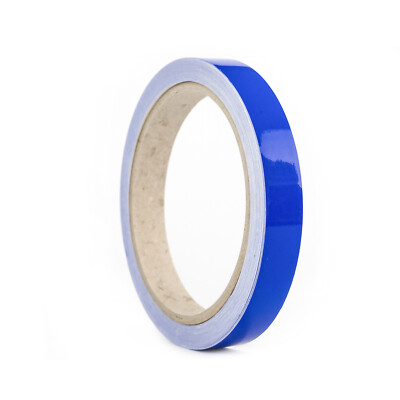 Auto Zierstreifen Brilliantblau Glanz 14mm dekorative Klebestreifen DIY Selfmade