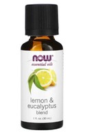 Now Foods, Blend Of Essential Oils, Lemon And Eucalyptus, 30 Ml