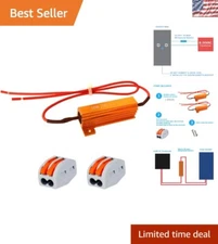 50W 25 Ohm Wire-Wound Resistor Set for Video Doorbell & Electrical Projects