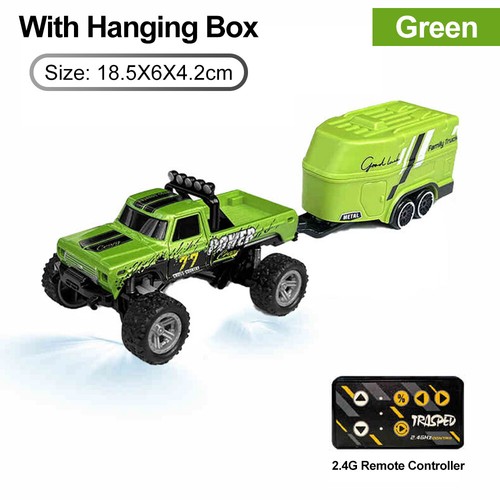 1/64 Mini RC Truck 2.4G Off-road Monster Truck Fixed Speed Cruise Mini Climbing - Picture 19 of 20