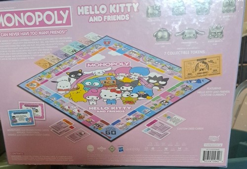 Monopoly: Hello Kitty and Friends Brand New Free Shipping