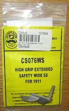 Cylinder & Slide 1911 High Grip Extended Safety SS