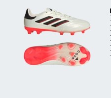 Adidas Copa Pure 2 Elite FG Ivory Core Black KIDS Soccer Cleats IE4985 Sz 1.5