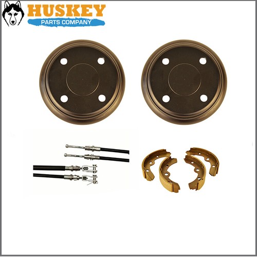 Brake Kit For Club Car Precedent Golf Cart 04+ G/E, Brake Cables/ Shoes